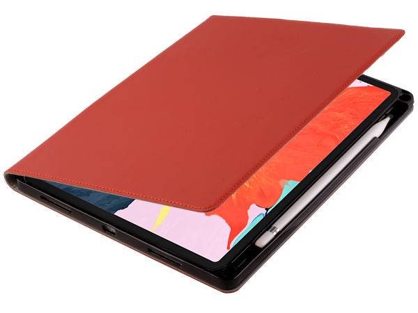 Premium Genuine Leather Slim Portfolio Case with Stand for iPad Pro 11 2nd Gen (2020) - Red Premium Genuine Leather Slim Portfolio Case with Stand for iPad Pro 11 2nd Gen (2020) - Red