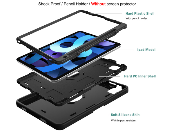 Impact Case for iPad Air 4 / Air 5 - Black