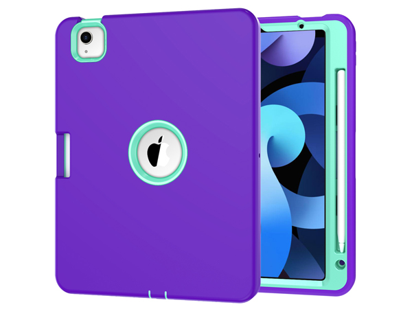 Impact Case for iPad Pro 11 (2018) - Purple/Mint