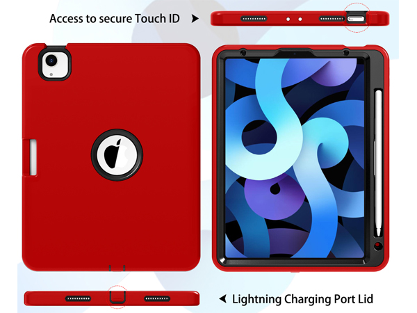 Impact Case for iPad Pro 11 (2020) - Red/Black