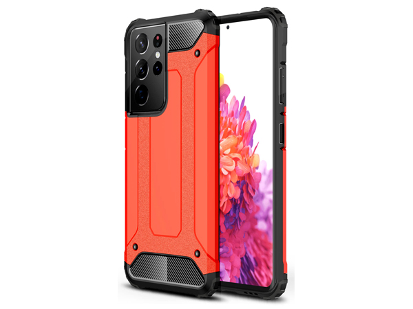 Impact Case for Samsung Galaxy S21 Ultra - Red Impact Case