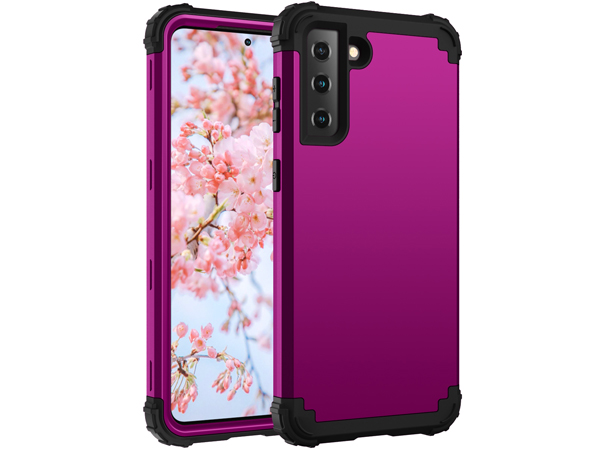 Defender Case for the Samsung Galaxy S21+ - Purple Impact Case
