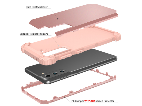 Defender Case for the Samsung Galaxy S21+ - Pink