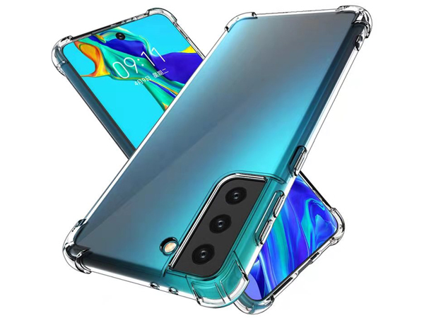 Gel Case with Bumper Edges for Samsung Galaxy S21+ - Clear Soft Cover