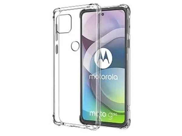 Gel Case with Bumper Edges for Motorola Moto G 5G - Clear Soft Cover