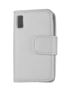 F480 Side Synthetic Leather Flip Case - White