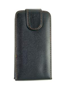 Synthetic Leather Flip Case for LG KM900 - Black Synthetic Leather Flip Case for LG KM900 - Black
