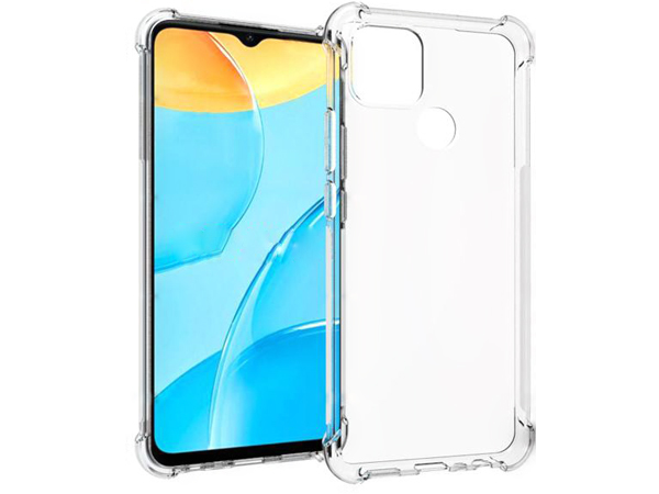 Gel Case with Bumper Edges for OPPO A15 - Clear Soft Cover