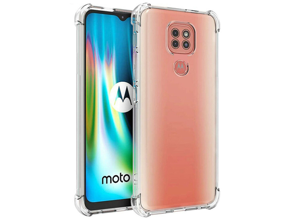 Gel Case with Bumper Edges for Motorola Moto E7 - Clear Soft Cover