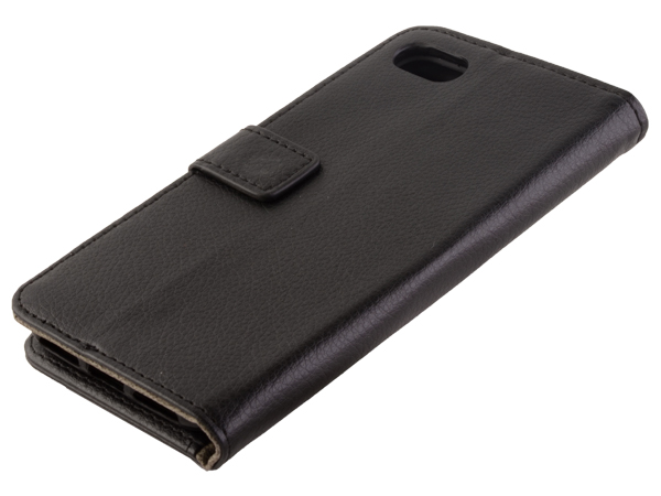Synthetic Leather Wallet Case with Stand for iPhone 8/7 - Black Synthetic Leather Wallet Case with Stand for iPhone 8/7 - Black