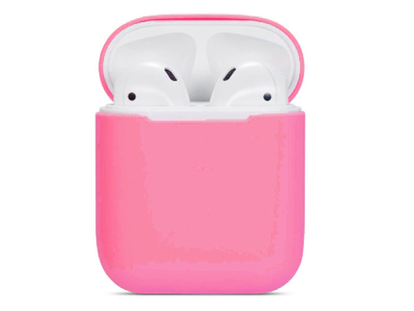 Soft Silicone Case for Apple AirPods  - Pink Sleeve