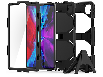 Rugged Case with pen holder for Apple iPad Pro 11 3rd Gen (2021) - Classic Black