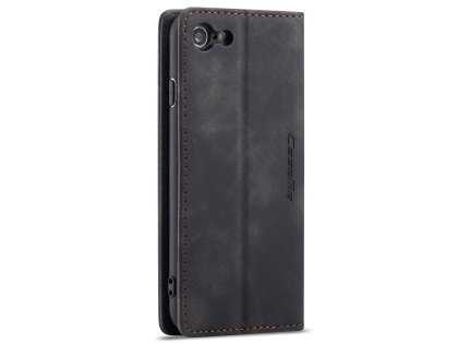 CaseMe Slim Synthetic Leather Wallet Case with Stand for iPhone 6s/6 - Charcoal