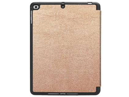 Premium Slim Synthetic Leather Flip Case with Pen holder for iPad Air2/Air - Rose Gold