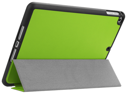 Premium Slim Synthetic Leather Flip Case with Pen holder for iPad Air2/Air - Green Leather Flip Case
