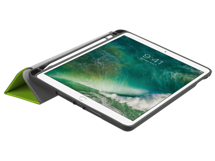 Premium Slim Synthetic Leather Flip Case with Pen holder for iPad Air2/Air - Green