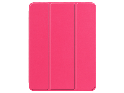 Premium Slim Synthetic Leather Flip Case with Pen holder for iPad Air2/Air - Pink