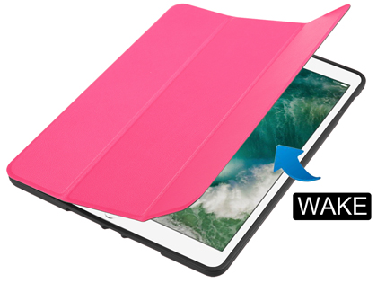 Premium Slim Synthetic Leather Flip Case with Pen holder for iPad Air2/Air - Pink