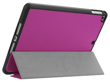 Premium Slim Synthetic Leather Flip Case with Pen holder for iPad Air2/Air - Purple
