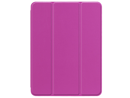 Premium Slim Synthetic Leather Flip Case with Pen holder for iPad Air2/Air - Purple