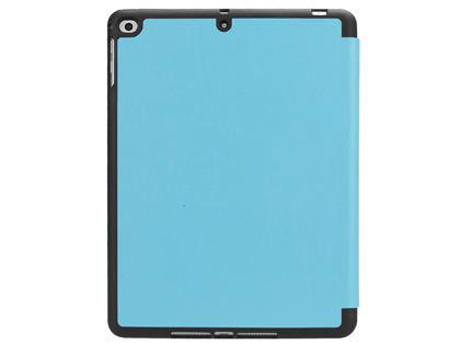 Premium Slim Synthetic Leather Flip Case with Pen holder for iPad 6th/5th Gen - Sky Blue