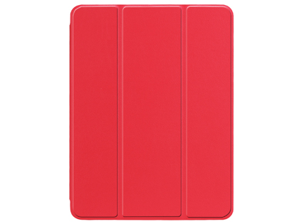 Premium Slim Synthetic Leather Flip Case with Pen holder for iPad 6th/5th Gen - Red