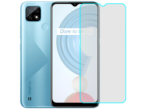 Flat Tempered Glass Screen Protector for Realme C21 - Screen Protector