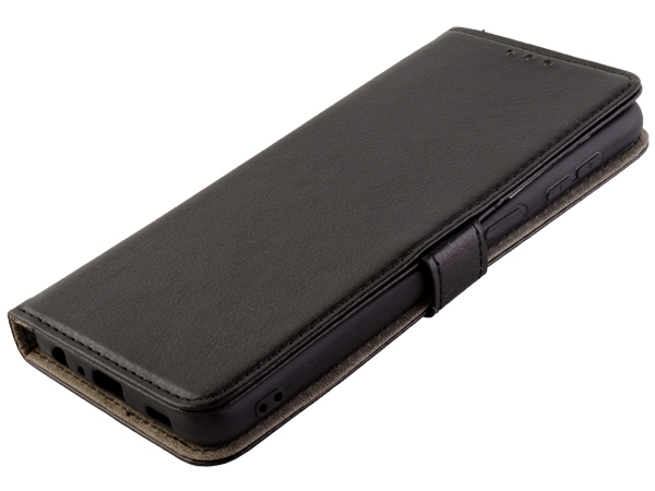 Synthetic Leather Wallet Case with Stand for Samsung Galaxy A32 4G - Black