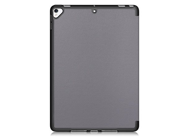 Premium Slim Synthetic Leather Flip Case with Stand for iPad 9th Gen 10.2 - Grey