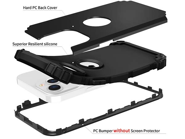 Defender Case for iPhone 13 Mini - Black
