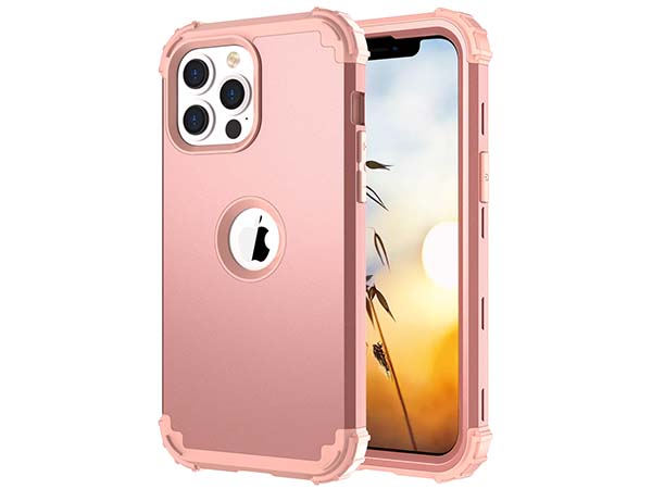 Defender Case for iPhone 13 Pro - Pink Impact Case