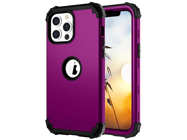 Defender Case for iPhone 13 Pro - Plum Impact Case
