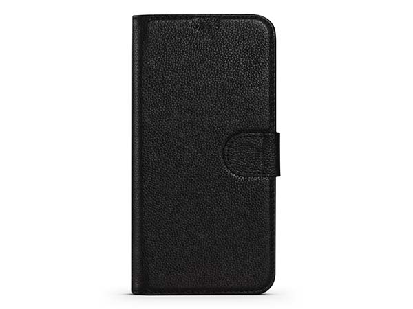 Premium Leather Wallet Case for Apple iPhone 13 Pro Max - Black