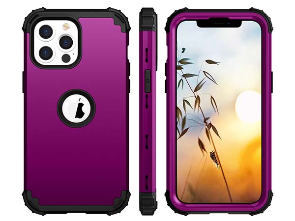 Defender Case for iPhone 13 Pro Max - Plum