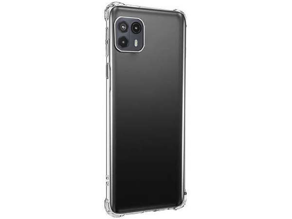 Gel Case with Bumper Edges for Motorola Moto Edge 20 Fusion - Clear Soft Cover