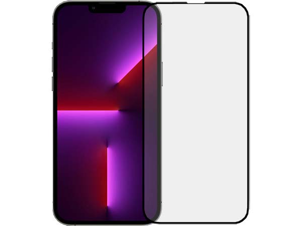 3D Full Coverage Tempered Glass Screen Protector for iPhone 13 mini - Black Screen Protector