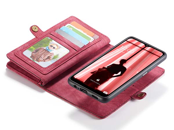 CaseMe 2-in-1 Synthetic Leather Wallet Case for Samsung Galaxy A32 5G - Pink/Blush