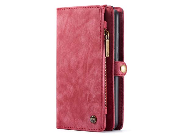 CaseMe 2-in-1 Synthetic Leather Wallet Case for Samsung Galaxy A52s/A52 - Pink/Blush