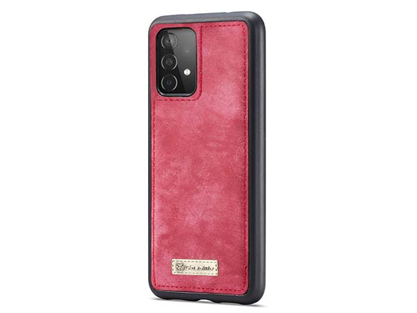 CaseMe 2-in-1 Synthetic Leather Wallet Case for Samsung Galaxy A52s/A52 - Pink/Blush