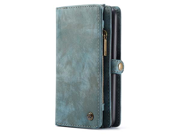 CaseMe 2-in-1 Synthetic Leather Wallet Case for Samsung Galaxy A52s/A52 - Teal/Ash CaseMe 2-in-1 Synthetic Leather Wallet Case for Samsung Galaxy A52s/A52 - Teal/Ash