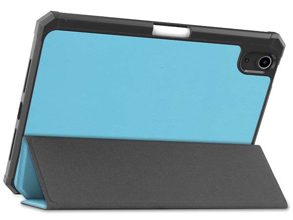 Slim Synthetic Leather Case with Stand and Pen Holder for the iPad mini 6 (2021) - Sky Blue