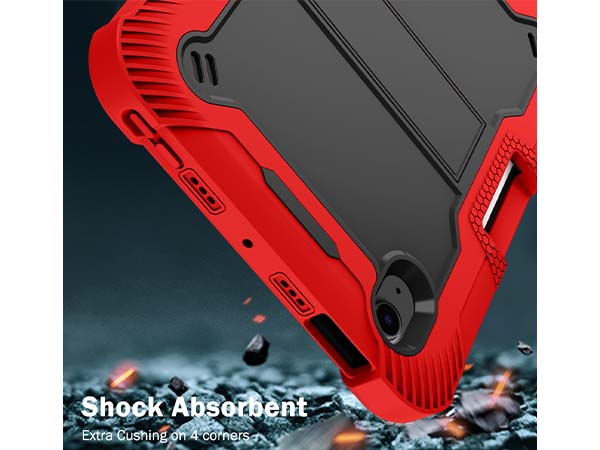 Impact Case for Apple iPad Mini 6 (2021) - Red/Black