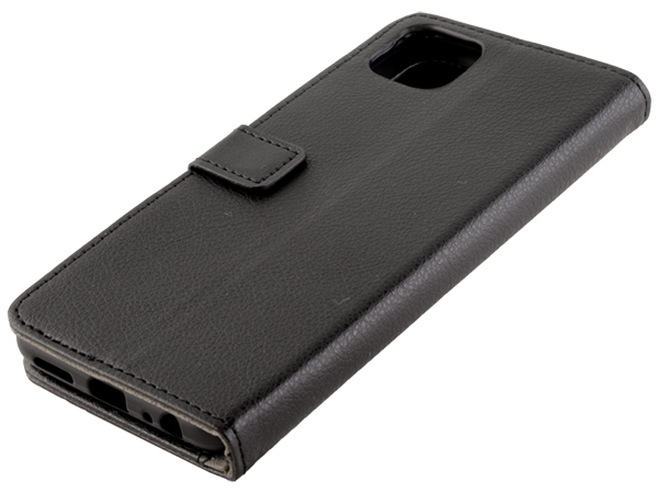 Synthetic Leather Wallet Case with Stand for Motorola Moto G50 5G - Black Leather Wallet Case