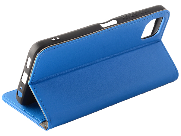 Synthetic Leather Wallet Case with Stand for Motorola Moto G50 5G - Blue