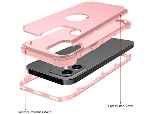 Defender Case for iPhone 12 - Pink