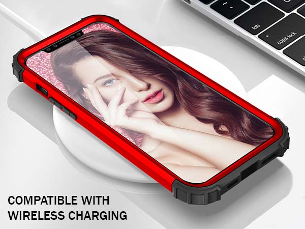 Defender Case for iPhone 12 - Red