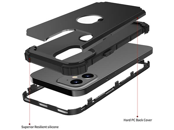 Defender Case for iPhone 12 - Black