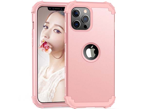 Defender Case for iPhone 12 Pro - Pink Impact Case