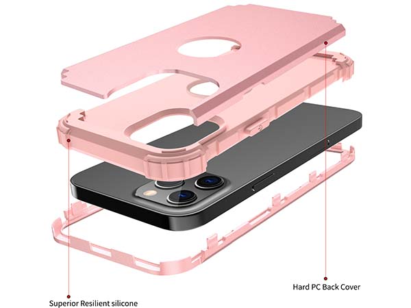 Defender Case for iPhone 12 Pro - Pink