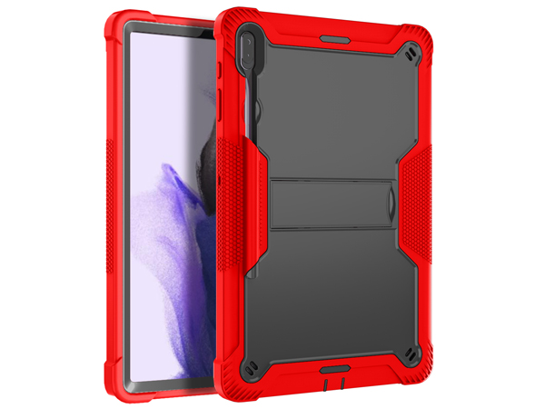 Impact Case for the Samsung Galaxy Tab S7+ - Red/Black Impact Case